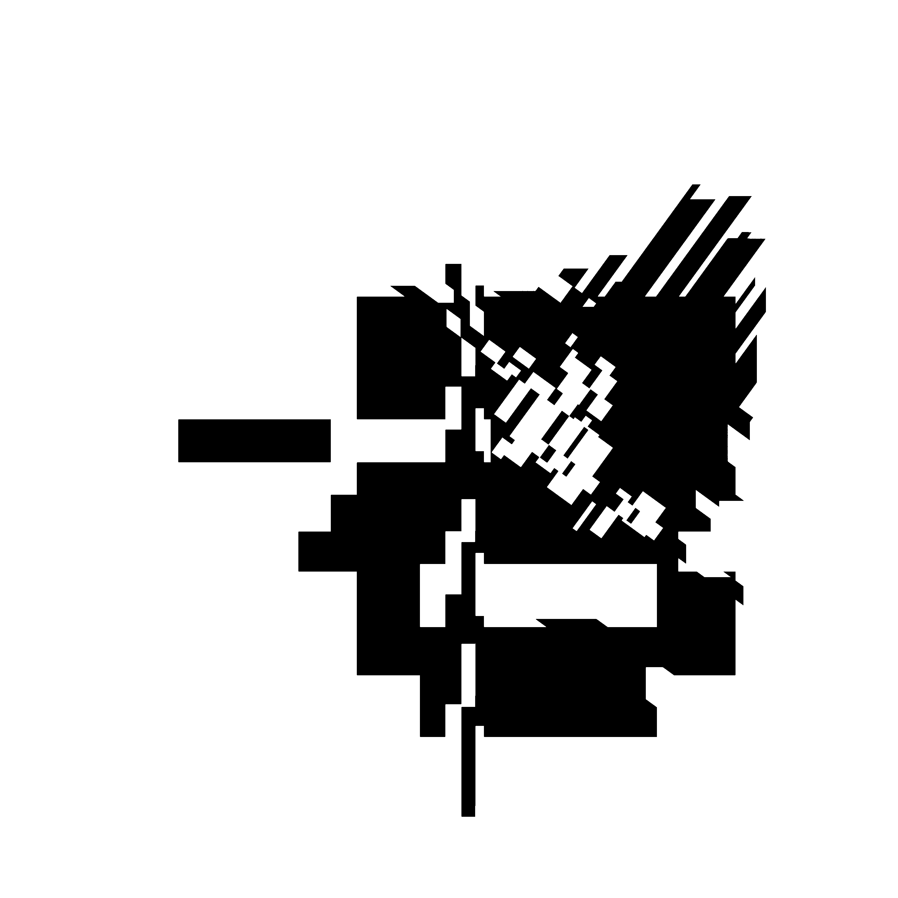 "Quadrat Streifen sw" ©2013 Josi Bennöhr