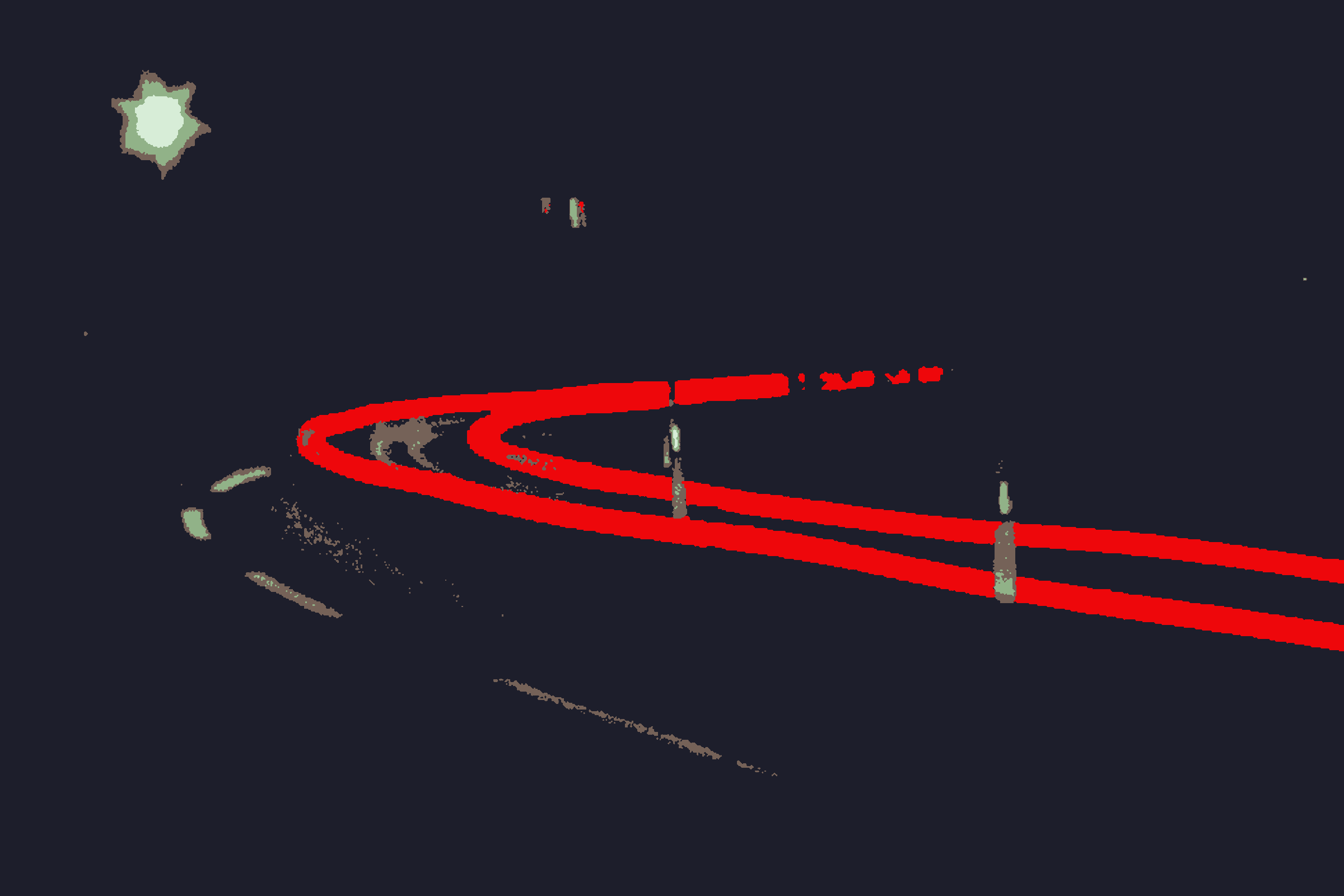 RedLine, Digitalfoto, computerbearbeitet, Fotodruck, © 2013, Josi Bennöhr