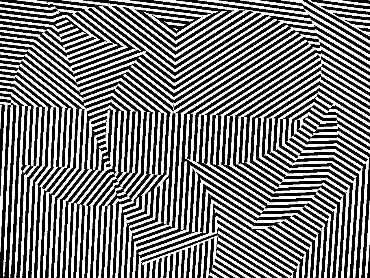 "Streifen-Kollage" ©2014 Josi Bennöhr