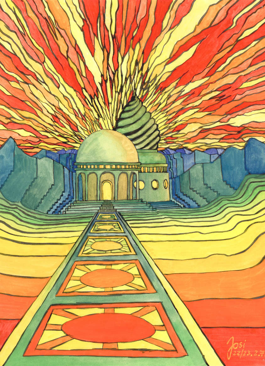 "Tempel" ©1976 Josi Bennöhr