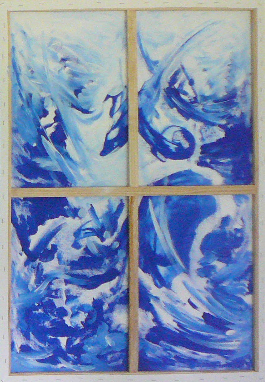 "Backside-Window-Blau" © Josi Bennöhr