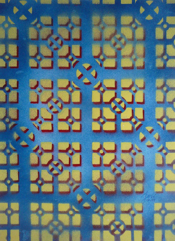 "Fenster gelb-blau" © Josi Bennöhr