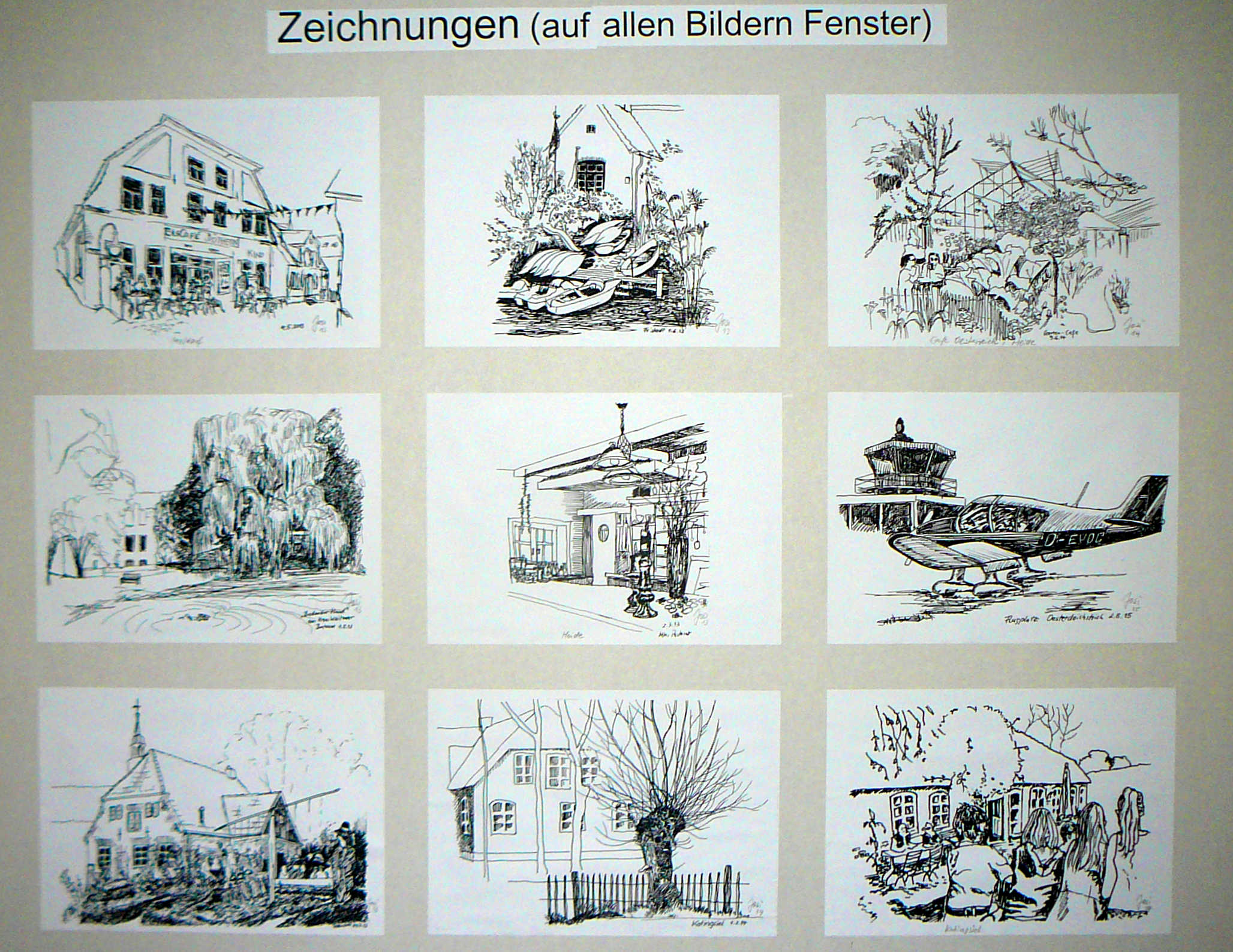 "Zeichnungen" ©2013 bis 2015 Josi Bennöhr
