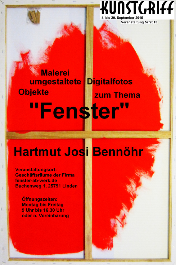 "Plakat 2015 Kunstgriff" ©2014/2015 Josi Bennöhr