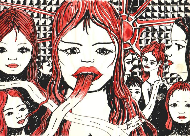 "Lange-Zunge" ©1970 Josi