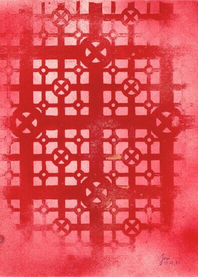 "Fenster rot" ©1971 Josi Bennöhr