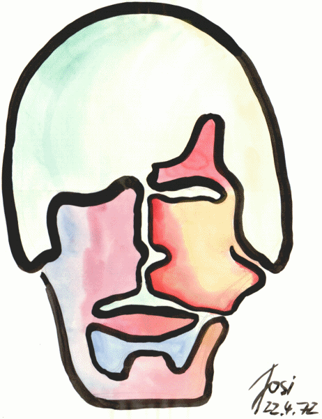 "eine_Linie_A" ©1972 Josi