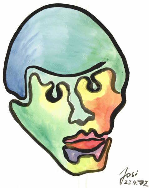 "eine_Linie_B" ©1972 Josi